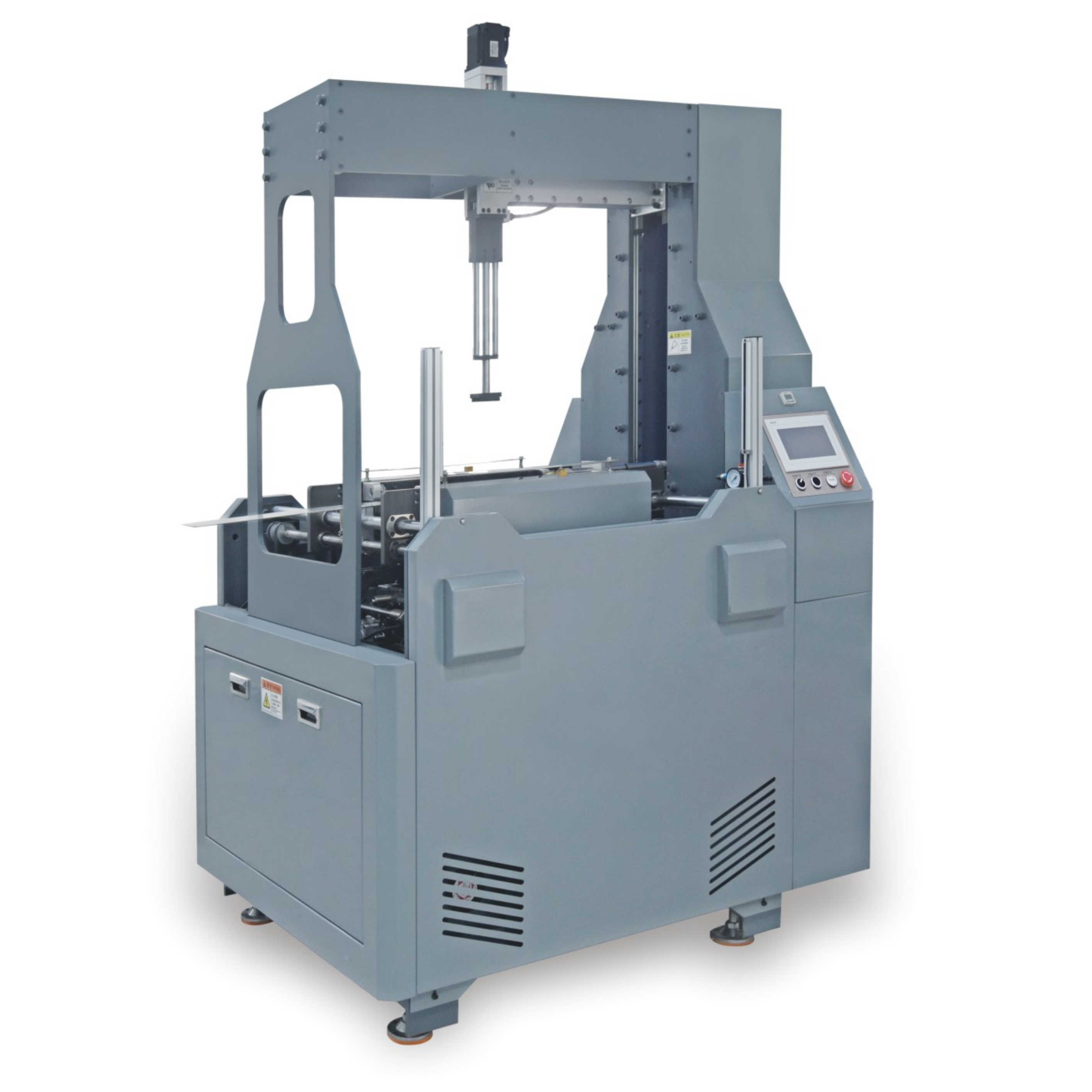 Servo Box Wrapping Machine With Feeding Robot