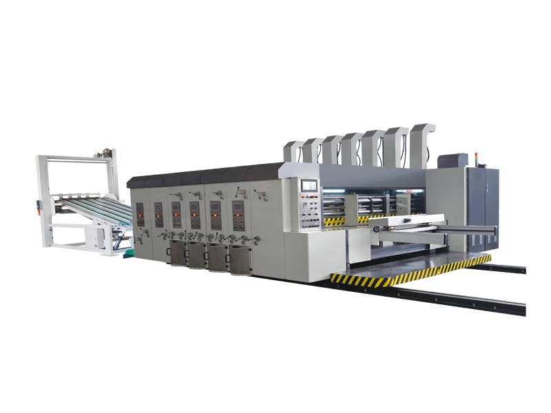High Speed Flexo Printing Die Cutting With Sloting Machine