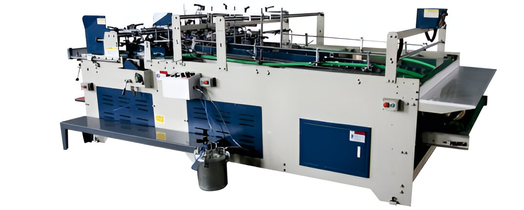 Semi Automatic Lock Bottom Gluer Machine